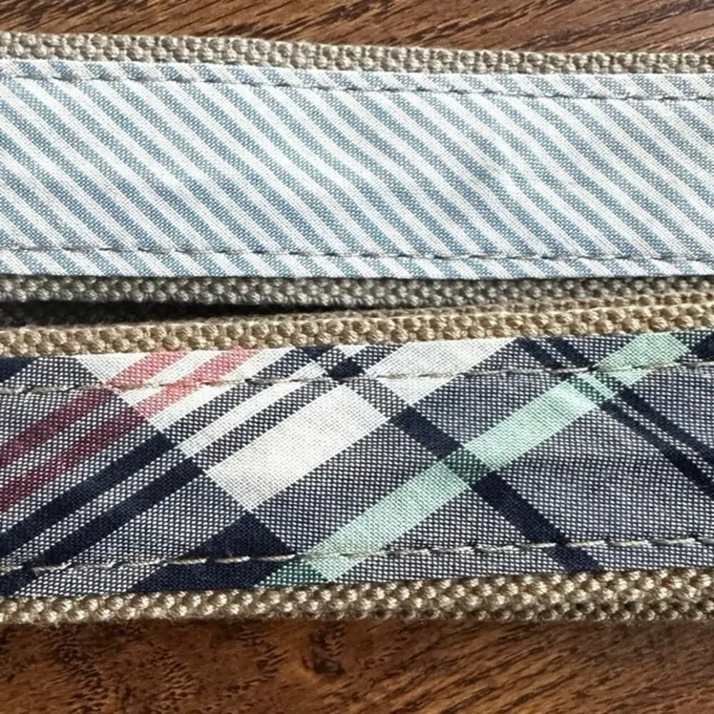 J. Crew Vintage Belt S/M Preppy Adjustable Ribbon Striped Two Belt Bundle